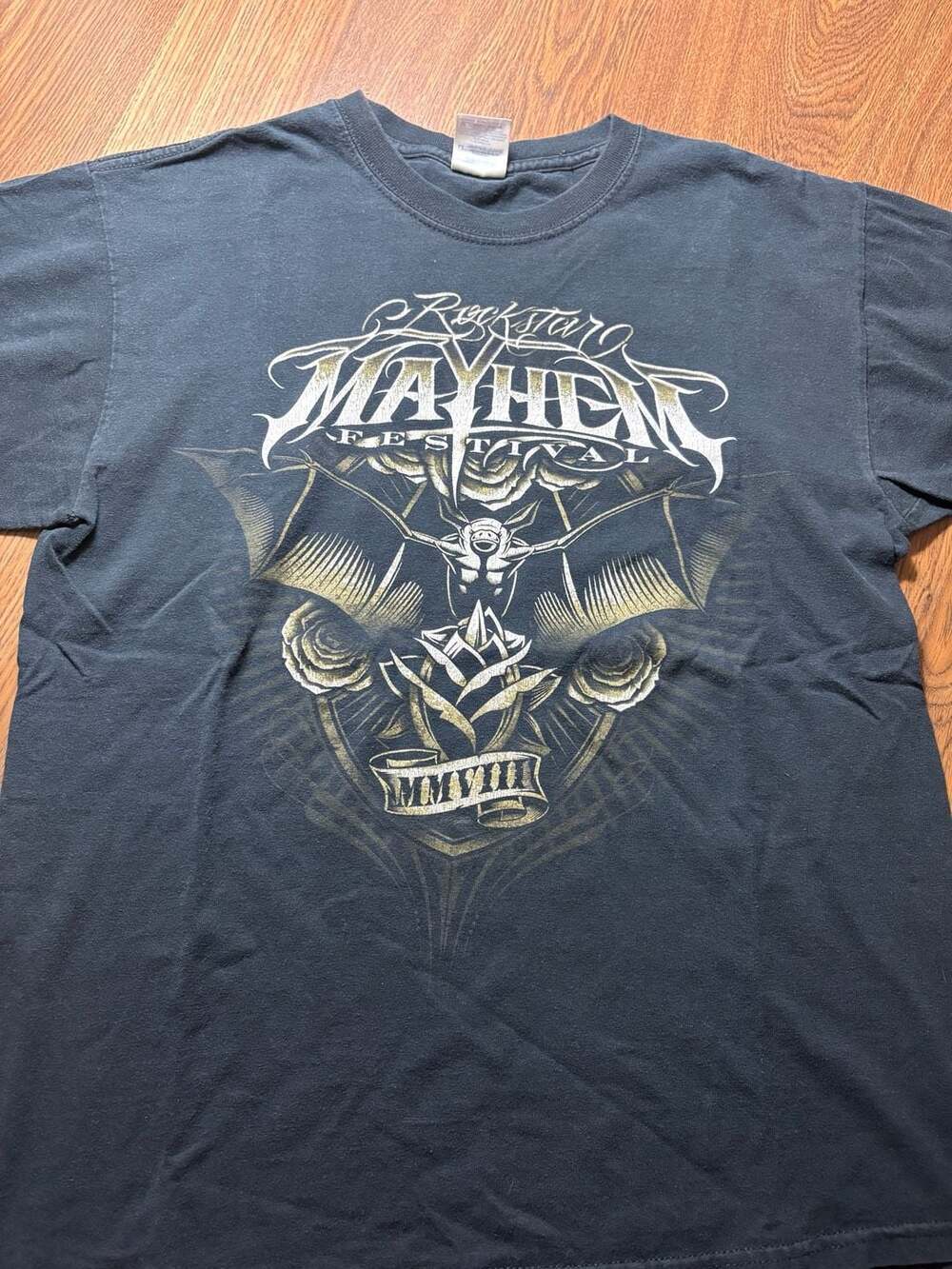 Vintage 2008 Rockstar Mayhem Festival Tour T-Shirt Size M